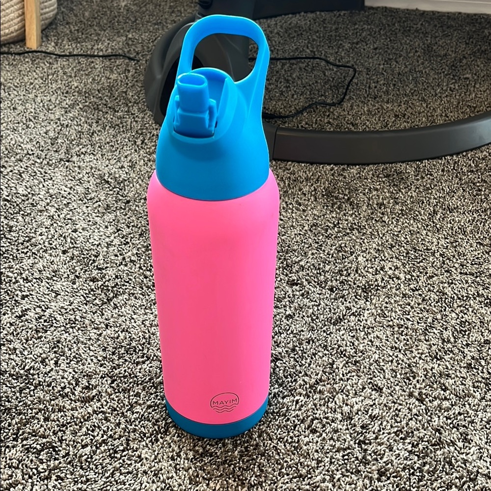 Pink and Blue Water Bottle